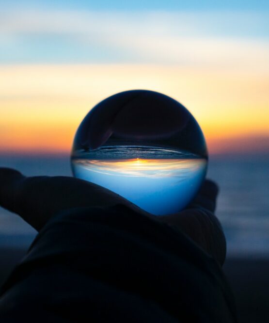 person holding clear glass glass